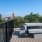 table and benches on rooftop terrace